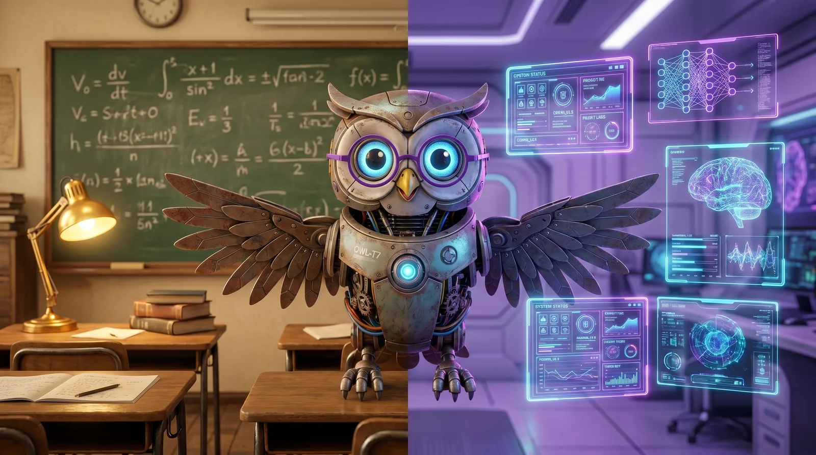 A learner exploring ideas with Echo